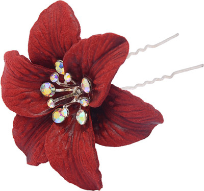 

The Ethnic Wears Elegant Hair Pin(Red)