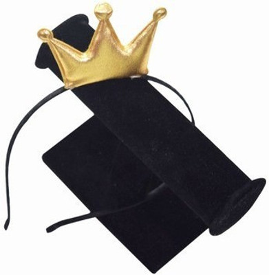 

Pinkblueindia Cute Baby Girls With Golden Crown Head Band(Gold)