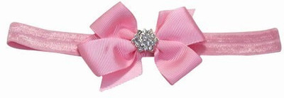 

Pinkblueindia Soft Elastic with Diamond Embellished Head Band(Pink)