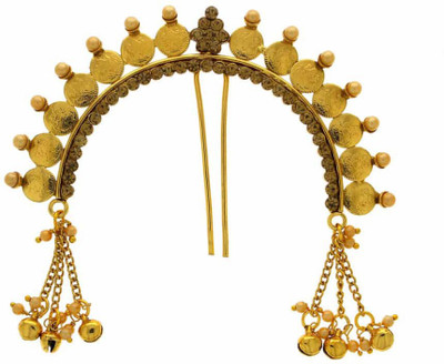 

Anuradha Art ZHB-560 Hair Pin(Brown, Gold)