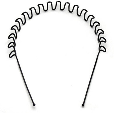 

Happy Hours Black Wavy Hair Band Hair Accessory Set(Black)