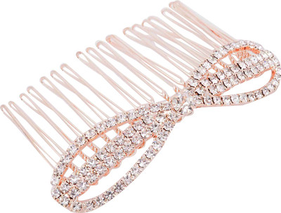 

Aaishwarya Stone Studded Bow Metal Head Band(Gold)