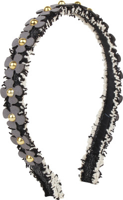 

Fayon Designer Modern Grey Mini Floral Hair Band(Grey)