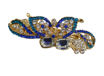 

Taj Pearl Designer Hair Clip(Gold)