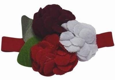 

Pinkblueindia Cute Three Flower with Soft Elastic Head Band(Multicolor)