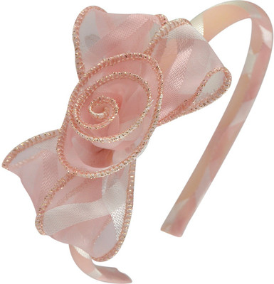 

Sarah Rose Flower Hair Band(Pink)