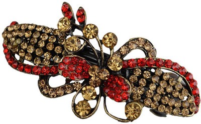 

Taj Pearl Designer Hair Clip(Yellow)
