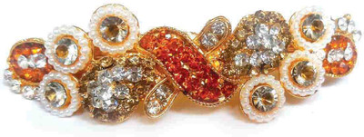 

FAB Beautiful Peach Plastic-POK Set-of-1-KM Hair Clip(Multicolor)