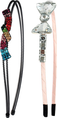 

Super Drool Glamorous Hair Accessory Combo Hair Band(Multicolor)