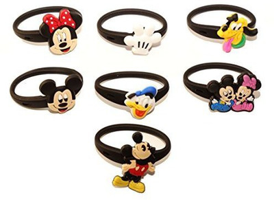 

Hermes AVIRGO 7 pcs Releasable Ponytail Holder Elastic Rubber Stretchable No-slip Hair Tie Set # 71-6 Hair Accessory Set(Multicolor)