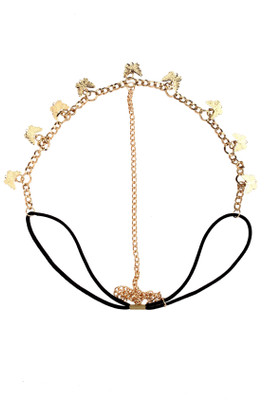 

20 Dresses Butterfly Kisses Hair Chain(Gold)