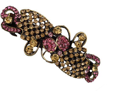 

Taj Pearl Designer Hair Clip(Yellow)