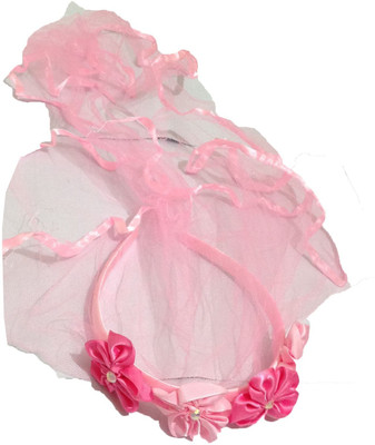 

GRACE FASHION VILLA Net Floral Hair Band(Pink)