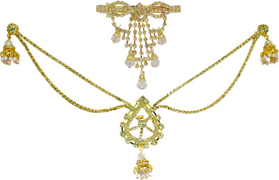 

Royal Jewellers h2 Hair Accessory Set(Gold)