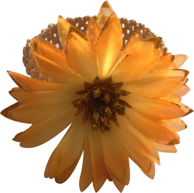 

AkinosKIDS Glitter Flower crochet Girl Baby Head Band(Yellow)