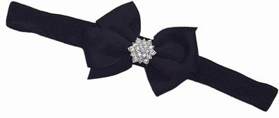 

Pinkblueindia Cute Baby Bow On Top Diamond Embellishment Head Band(Black)