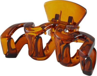 

Sarah Zigzag Design Hair Claw(Brown)