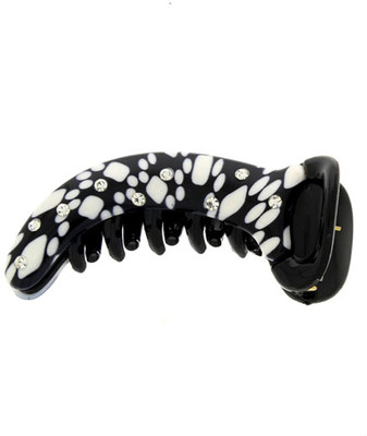 

Anuradha Art BN-139 Banana Clip(White, Black)