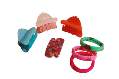 

FNB Solid Hair Accessory Set(Multicolor)
