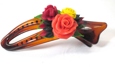 

Advance Hotline Porcelain clay work fancy banana clip Banana Clip(Multicolor)