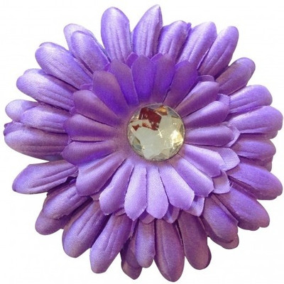 

NeedyBee Gerberra Flower Hair Clip(Purple)