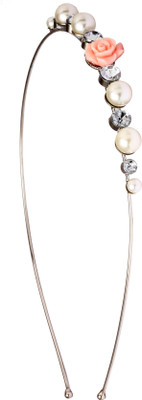 

20 Dresses Rose Amidst The Pearls Hair Band(Silver)