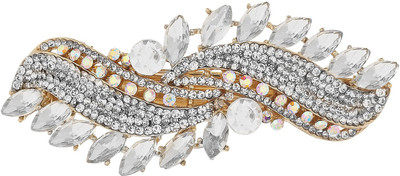 

Mansiyaorange party wear fancy accessories Hair Clip(White)