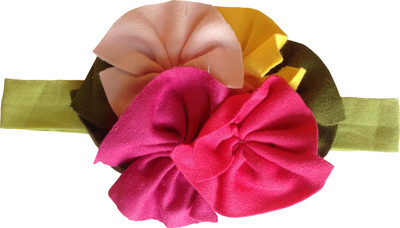 

AkinosKIDS Soft cotton Flower Bunch Head Band(Green)