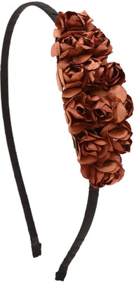 

Sanjog Cappuccino Paper Flower For Girls/Kids Hair Band(Brown)