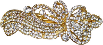 

Juhi Creations GW10 Hair Clip(Gold, White)