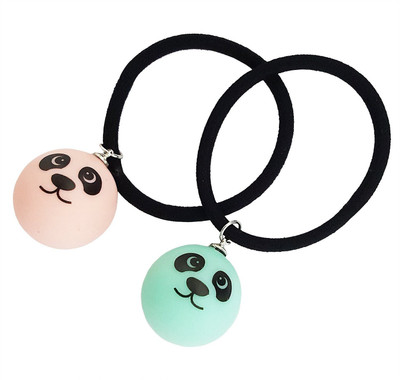 

Mehrunnisa Set of 2 Cute Pink & Blue Pandas For Girls Rubber Band(Black, Blue)