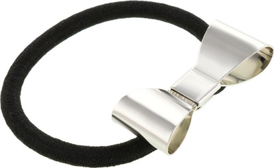 

Aaishwarya Silver Metal Bow Fashion Hair tie Rubber Band(Silver)