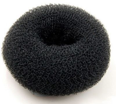 

Abhika Studio Sponge Ring Donut Shaper Hair Styler Bun(Black)