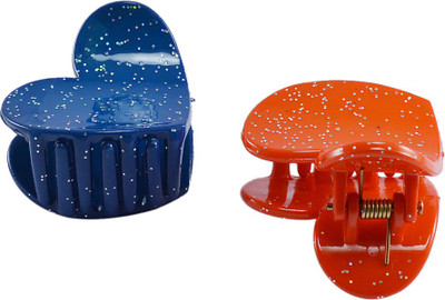 

Saamarth Impex SI-3748 Hair Claw(Orange, Blue)