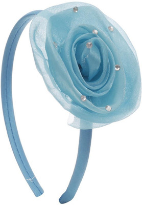 

Adorelabel Shiny Rose for Baby Girls Hair Band(Blue)