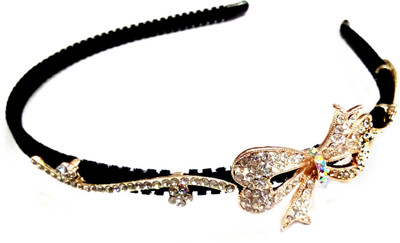 

Palakz Stones Head Band(Black, Gold)