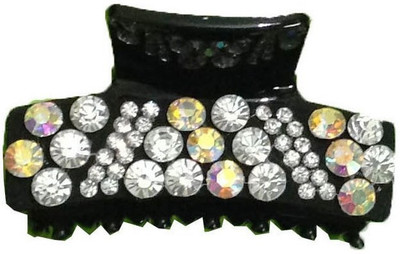 

GRACE FASHION VILLA American Diamind Hair Clip(Silver)