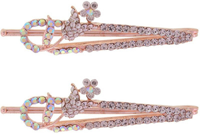 

My DT Lifestyle STONE STUDD PARTYWEAR ACCESSORY PAIR Hair Pin(Gold)