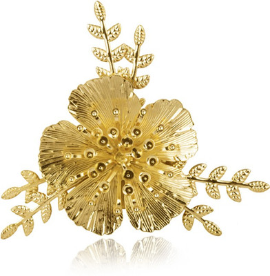 

The Bling Stores TRENDY GOLDEN FERNS AND PETALS HAIR PIN Hair Pin(Gold)