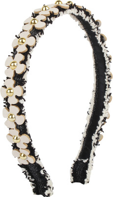 

Fayon Party Style Diya White Mini Floral Hair Band(White)