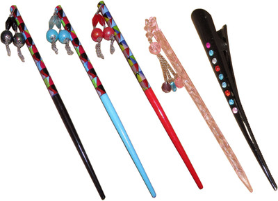 

Pankh Juda Sticks Hair Accessory Set(Multicolor)