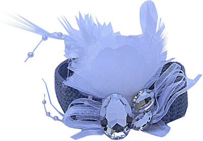 

Trendeela.com Feriha Hiral Head Band(Grey, White)