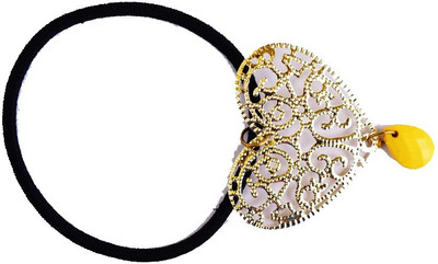 

Bows Are Wows Thin Elastics Rubber Band(Black, Gold)