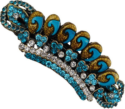 

Taj Pearl Designer Hair Clip(Yellow)