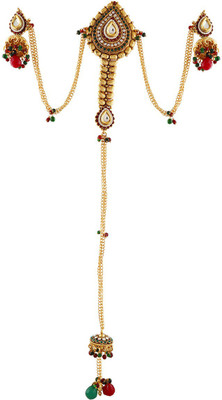

Anuradha Art Unique in Designer Hair Chain(Gold)