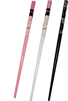 

CraftEra Wooden Stick Hair Pin(Multicolor)