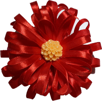 

Advance Hotline Red Ribbon Floral Clutcher Hair Clip(Multicolor)