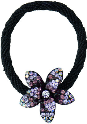 

Glitters Online Purple Colour American Diamond Hair Band(Multicolor)