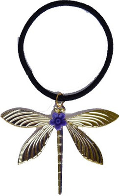 

Bows Are Wows Thin Elastics Rubber Band(Black, Gold)