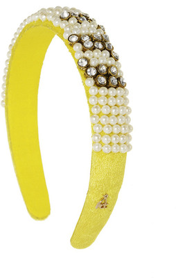 

Hair Drama Company Alexandra Head Band(Yellow, White)